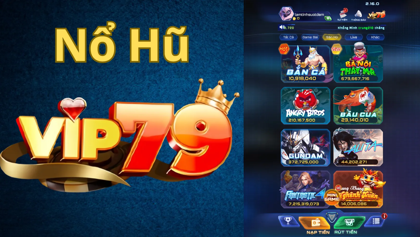 Những tựa game săn hũ Vip79 hấp dẫn nhất